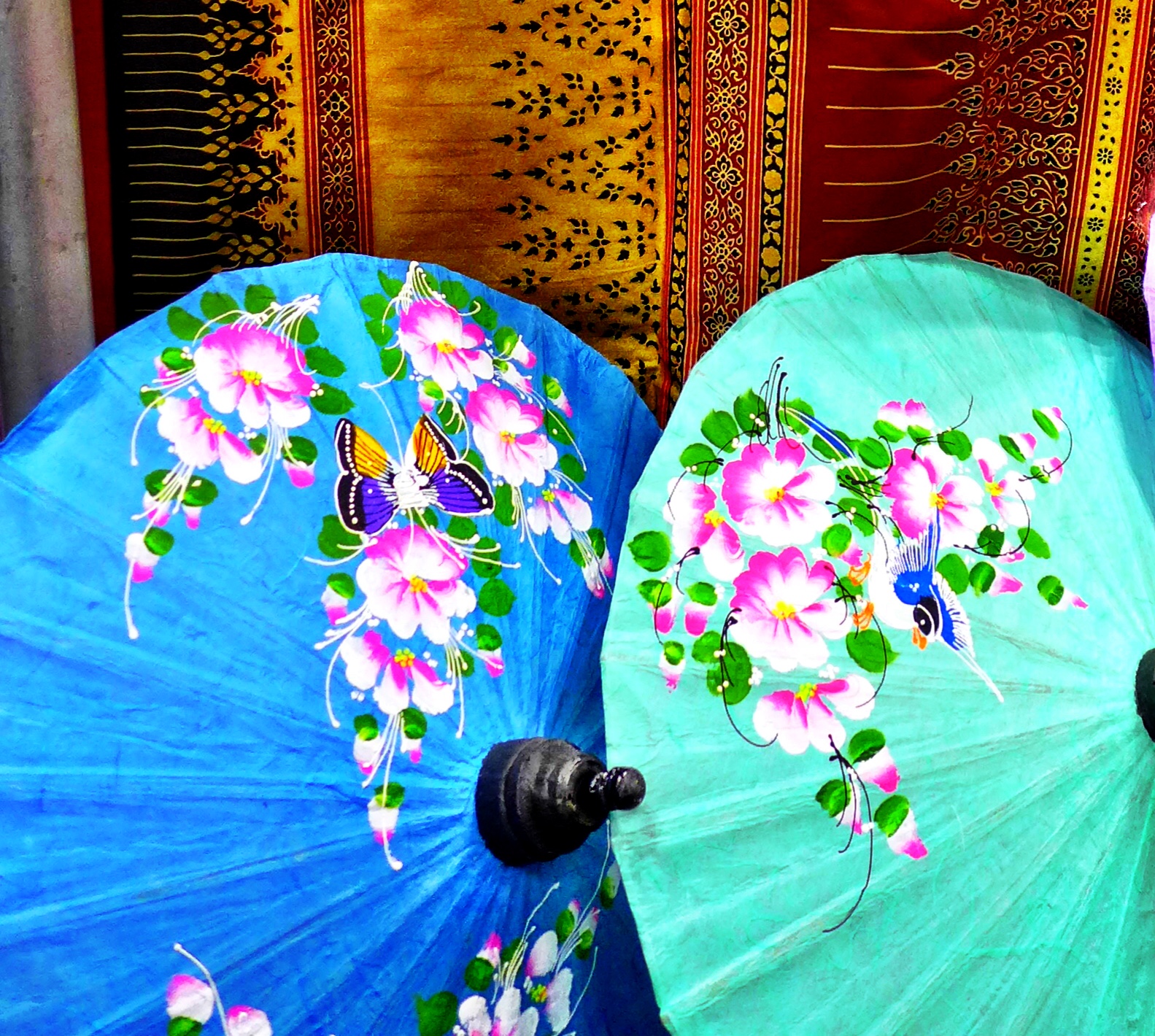 Beautiful Asian parasols