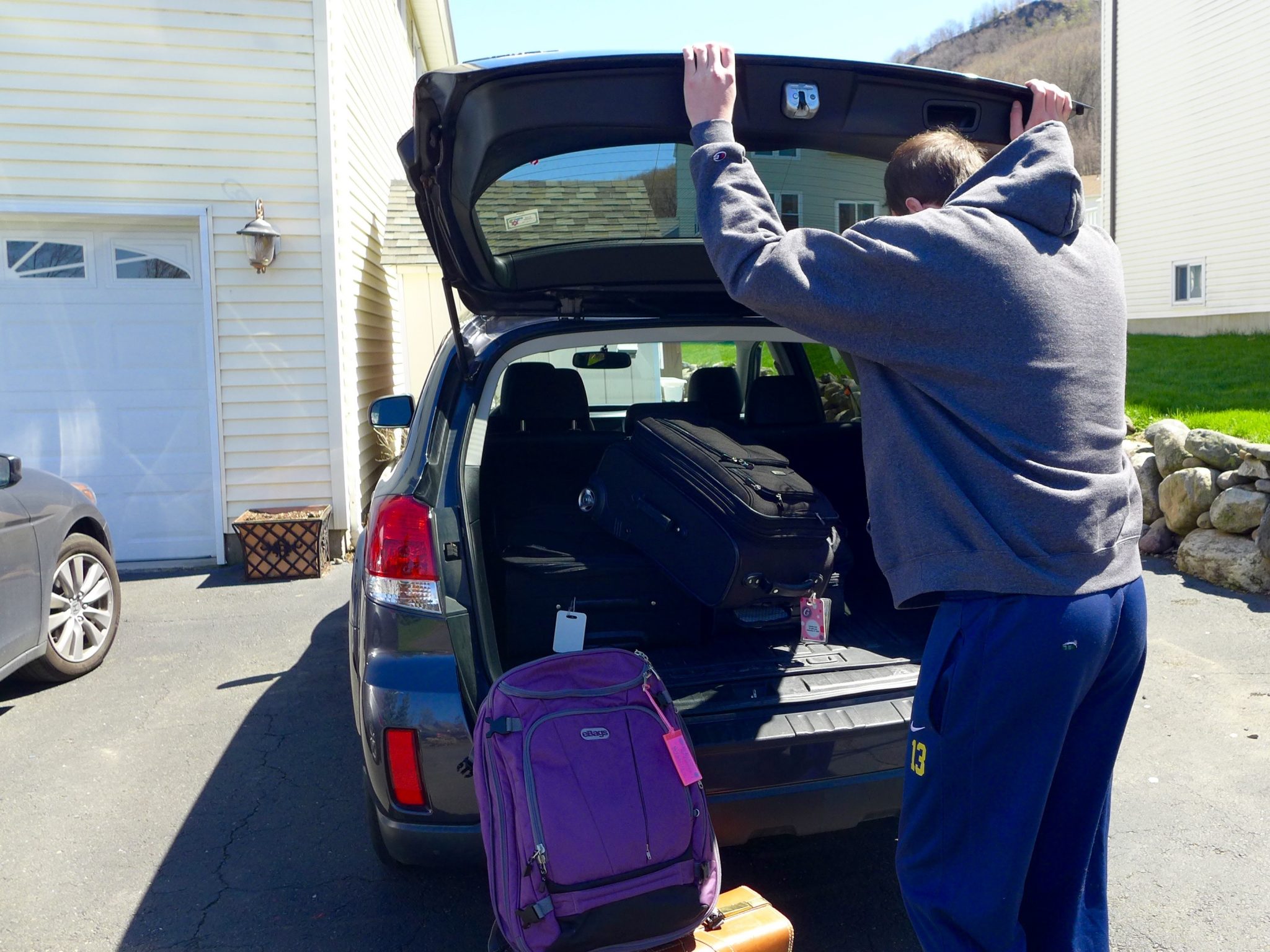 car luggage trip