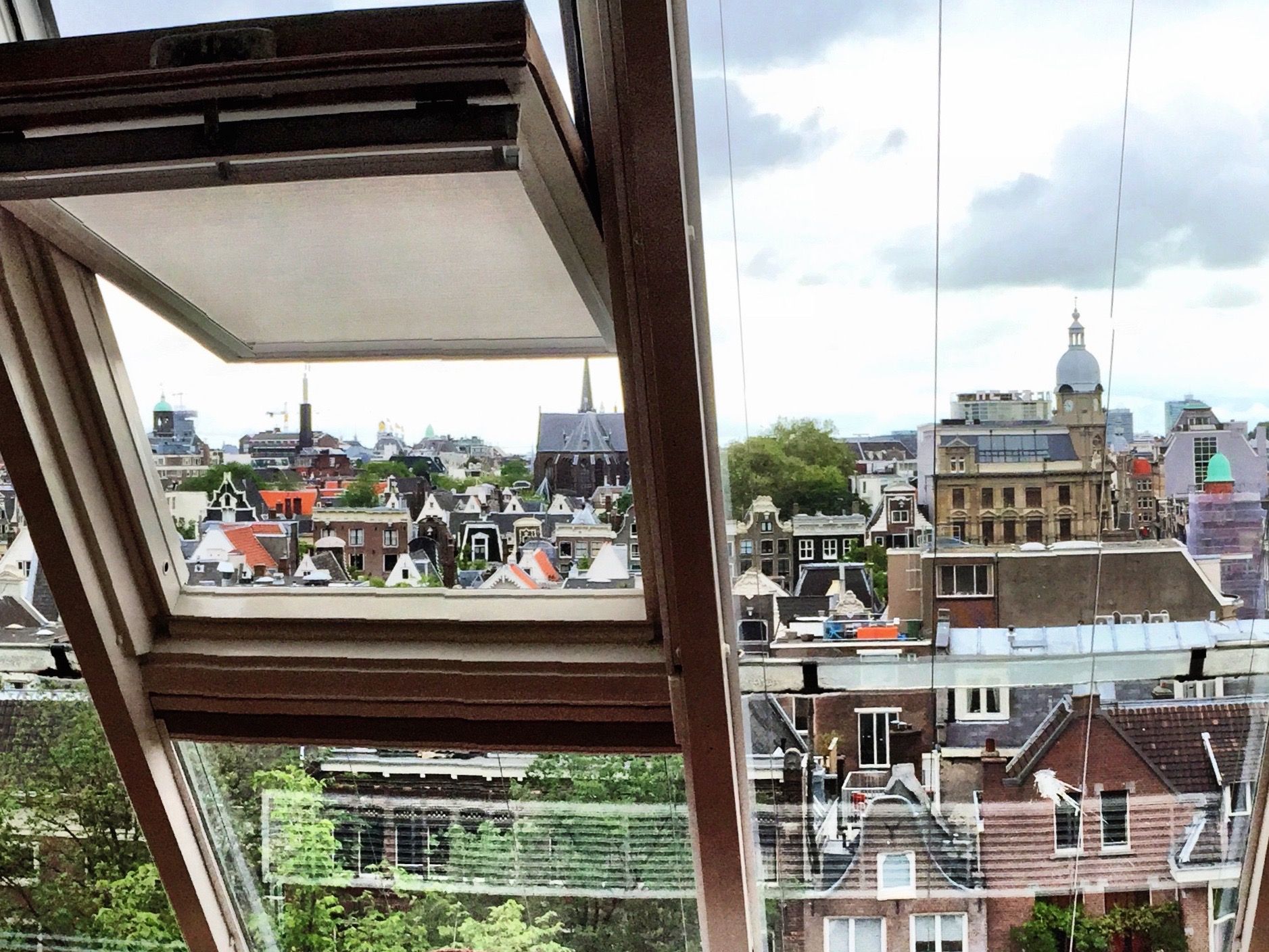 Amsterdam hotel view