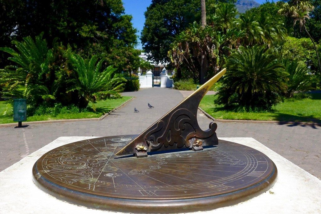 Sundial in Cape Town South Africa