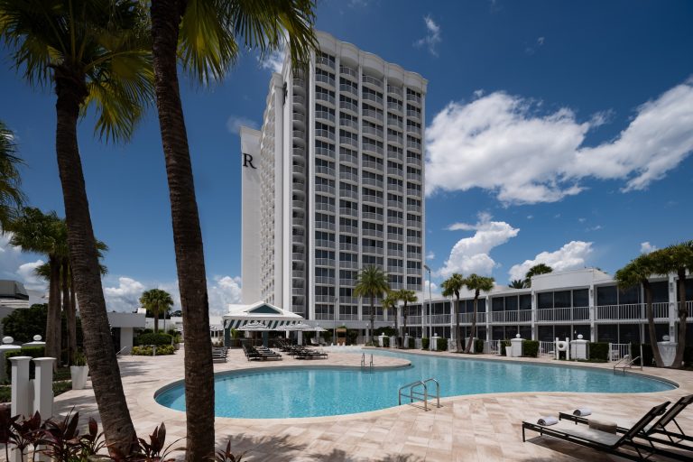 Exterior of the Renaissance Orlando Resort and Spa, a Disney World property hotel